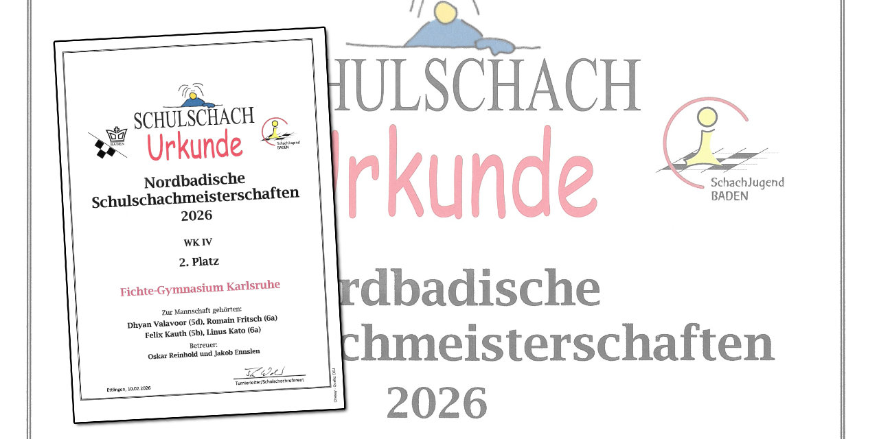 Der Erfolg geht weiter: Schachmannschaft erneut auf dem Podium!